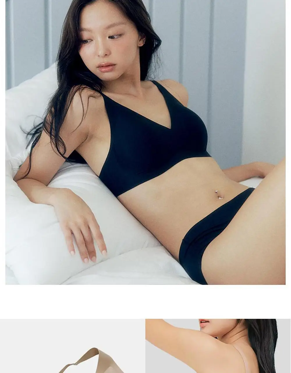[컴포트랩] 듀얼 쿨 볼륨 V컷 브라렛 4colors / 4Size 상세페이지 18